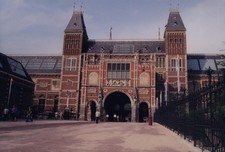 Vue de la façade du Rijks Museum