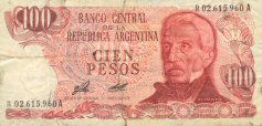 100 Pesos 1971 - 1973