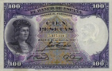 100 Pesetas 25.4.1931