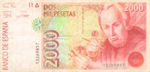 2000 Pesetas 24.4.1992