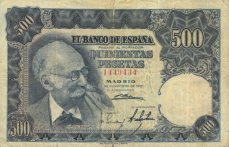 500 Pesetas 15.11.1951