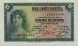 5 Pesetas 1935