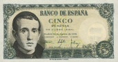 5 Pesetas 16.8.1951