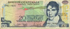 20 Quetzales 1988