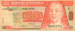 50 Quetzales 12.8.1992