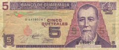 5 Quetzales 29.6.1994
