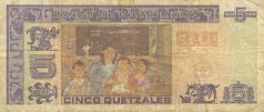 5 Quetzales 29.6.1994