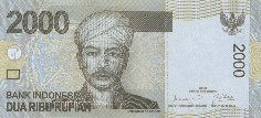 2000 Roupie indonésienne 2009