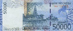 50000 Roupie indonésienne 2005