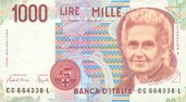 1000 Lires 3.10.1990