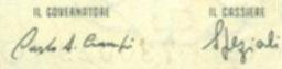 Signatures de Ciampi et Speziali