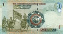 1 Dinar Jordanien 2002-