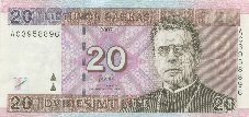 20 Litai 2007