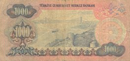 1000 Livres turques 1970
