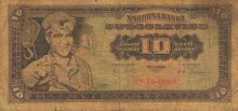 10 Dinars 1.8.1965