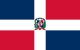 Drapeau de la République Dominicaine