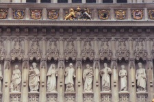 Westminster Abbey - Détail de la façade
