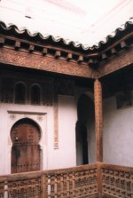 Petite cour de la Médersa Ben Youssef