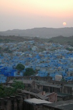 Citadelle de Jodhpur - Coucher de soleil sur la ville bleue