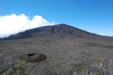 Vue du Piton de la Fournaise et du Formica Leo