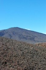 Vue du Piton de la Fournaise du haut du Formica Leo