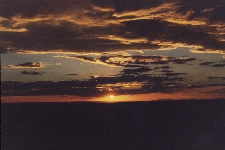 Coucher de soleil sur le Grand Canyon