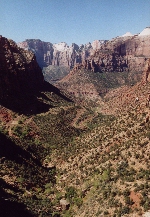 Overlook canyon trail: Zion canyon